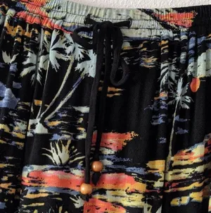 Free People Brand New Blue Lagoon Print Pants thumbnail 8