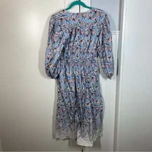 St.‎ Roche Auberon Midi Dress Size 10 Organic Cotton Coastal Beachy Vacation thumbnail 12