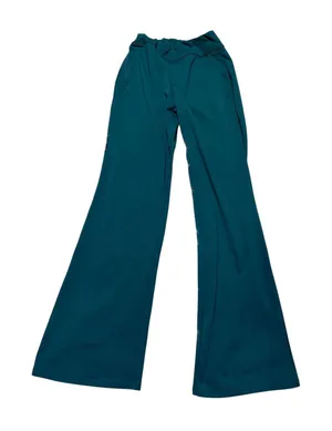 Halara Womens Sz XS Tall Pull On Wide Leg Pant Teal Blue Green High Rise 0270389 thumbnail 1