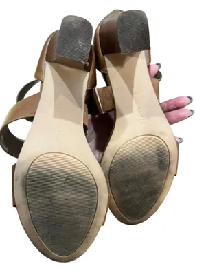 Kelly & Katie Charlotte Brown Strappy Block Heel Sandals Size 8 thumbnail 5