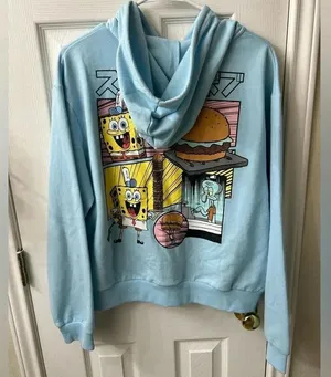 SpongeBob Women’s Sweater Blue Size L thumbnail 2