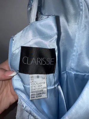 Clarisse Blue Dress Homecoming thumbnail 4