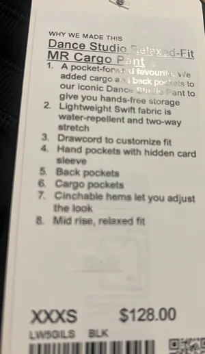 Lululemon Dance Studio Relaxed Fit MR Cargo Pant thumbnail 5