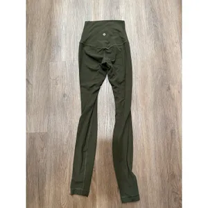 Lululemon Women's Align high rise Leggings Size 0 green‎ thumbnail 3