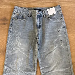 Aeropostale Baggy Jeans Wide Leg Size S Regular Light Blue thumbnail 2