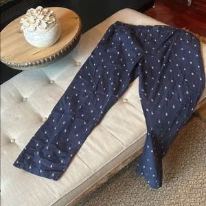 POLO by Ralph Lauren Underwear Navy Cotton Logo Sleep Pants PJs Size Medium thumbnail 1