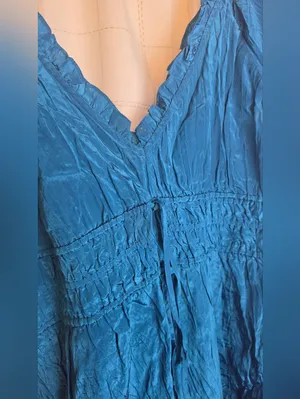 J Crew Palermo dress in viscose-blend crinkle thumbnail 6