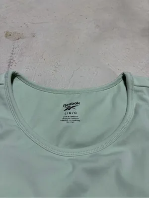 Reebok NWT mastermind bra tank top medium impact sea foam large MSRP$40 thumbnail 2