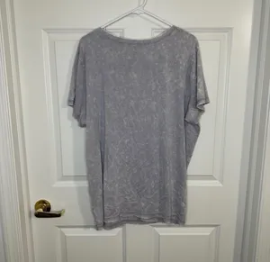 Cotton Modal Short Sleeve Lounge Tee Size 2X thumbnail 2