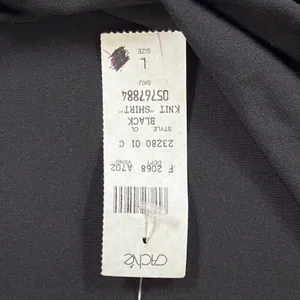 Cache Womens Black‎ One Shoulder Ruched Knit Tunic Shirt Chain Detail Size L NEW thumbnail 5