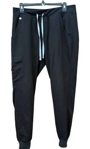 Figs Technical Collection Zamora Black Jogger Scrub Bottoms Size Medium thumbnail 1