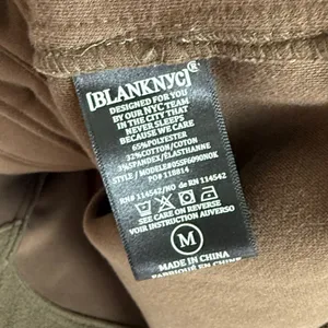 Blank NYC Dark Olive Utility Shacket Barn Shacket Cozy Medium thumbnail 5