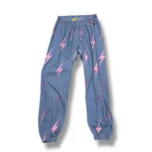 Aviator Nation Blue, Pink, & Purple Bolt Repeat Sweatpants‎ thumbnail 5