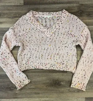 Cloud 10 Knit Multicolored Sweater Women’s Large Pink thumbnail 1