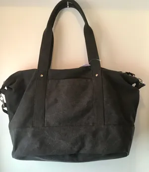 Large Canvas Bag Black thumbnail 1