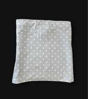 baby blue polka dot tube top thumbnail 2