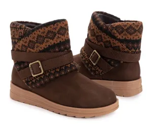 MUK LUKS Women s Natalie Naomi Boots Black Size‎ 8 A37 thumbnail 1