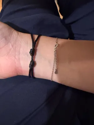 Cartier Trinity Black Cord Bracelet thumbnail 2