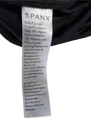 Spanx Quilted Moto Black High Rise Leggings Women’s Size Large thumbnail 10