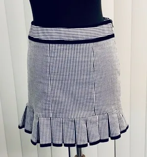 Nanette Lepore striped mini skirt. EUC. thumbnail 1