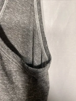 The Great. Womens Swing Tank Midi Dress Gray Xs thumbnail 4