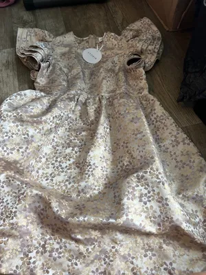 NWT Storia small metallic floral dress thumbnail 7