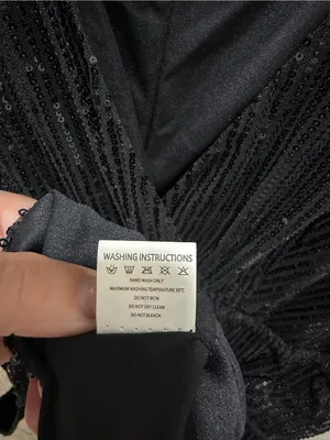 Black sequin party dress homecoming going out date night fall fundraiser XXXL 3X thumbnail 10