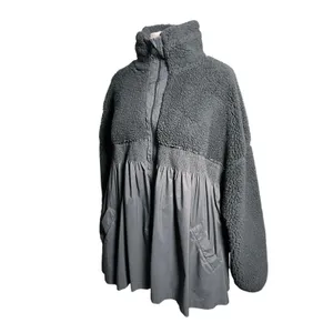 FREE PEOPLE Movement Ain’t She Lovely Mixed Media Fleece Jacket thumbnail 7