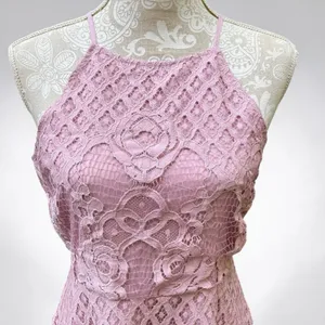 Black Swan Charlotte Lace Dress Size M Blush Pink Skater Fit Flare Wedding Guest thumbnail 4