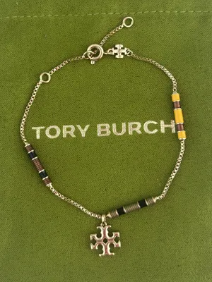 NWOT Tory Burch Kira Enamel Bar Bracelet thumbnail 3
