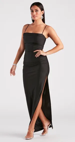 Windsor Prom Black Dress thumbnail 1