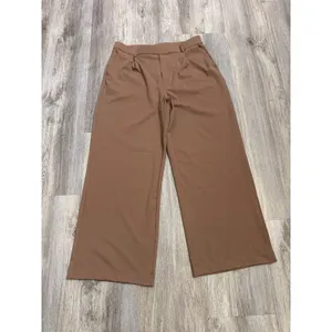 Halara Flex Day Stretch High Waisted Straight Leg Biege Tan Pant Size XL Women thumbnail 2