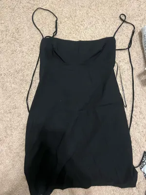 ZARA Black Mini Dress thumbnail 3