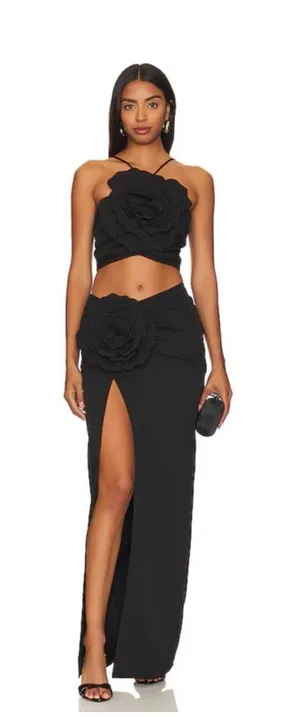 Lovers and Friends Artemis Gown in Black thumbnail 1