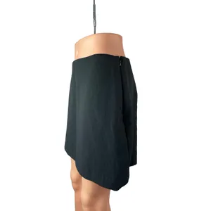Abercrombie & Fitch Women's Black High Waisted Straight Mini Skirt Skort Size M thumbnail 2