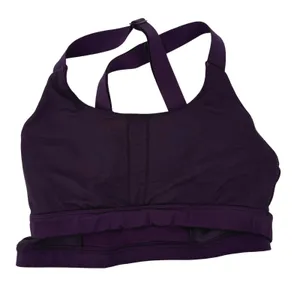 Lululemon Pure Practice Bra Deep‎ Zinfandel Purple Women 6 Luxtreme Strappy thumbnail 6