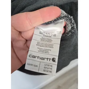 Carhartt Green Hoodie Women's Lightweight Comfy Dark Moss Green Large Outdoor thumbnail 6