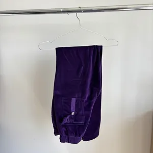 Y2K Tracksuit Purple Velour Lounge Pants S Drawstring Bimbocore McBling thumbnail 9