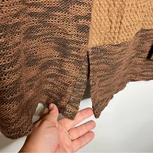 Gimmicks by BKE pieced open cardigan brown casual boho women's size small thumbnail 10