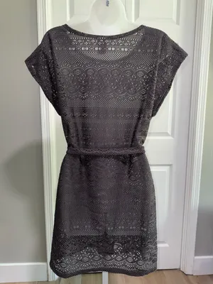 Merona Crochet Swimsuit Coverup Dress with Tie-Waist thumbnail 3