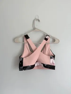Old Navy Powersoft Floral Crossback Sports Bra Medium thumbnail 2