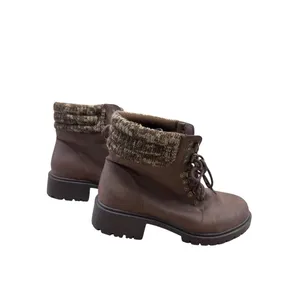 Torrid Womens Brown Faux Leather Hiking Sweater Boots Size 10 SKU 7175 thumbnail 4
