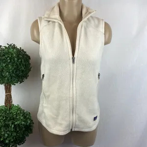 Patagonia Tan Synchlla Sleeveless Zip Up Fleece Vest S thumbnail 2