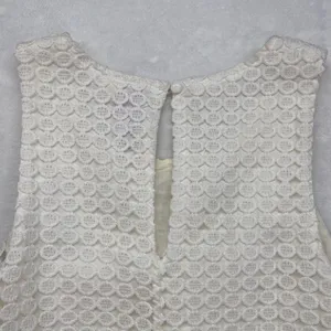 Alya Dress Womens XS White Lace‎ Sleeveless Asymmetrical Scoop Neck layered thumbnail 9