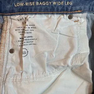 American Eagle Outfitters Stretch Low-Rise Baggy Wide-Leg Jeans thumbnail 6