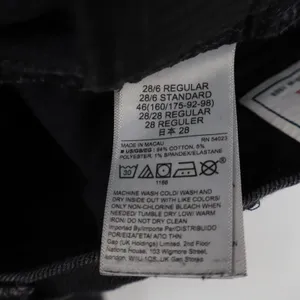 Gap Flare Jeans Womens 28/6 Charcoal Gray Denim Cotton Stretch Pockets High Rise thumbnail 3