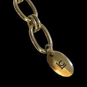 Liz Claiborne 1988 Vintage Gold Ornate Filigree Concho Metal Chain Belt 31-37” thumbnail 4
