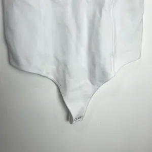 Abercrombie & Fitch Sweetheart Neck White Bodysuit thumbnail 7