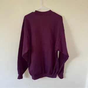 Disney Vintage 90s Purple Mickey Mouse Disneyland Pullover Sweatshirt Adult OS - L-XL thumbnail 5