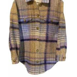 Wilfred Free Aritzia The Ganna Shirt Jacket‎ Elaine Violet Purple Women's Size M thumbnail 5